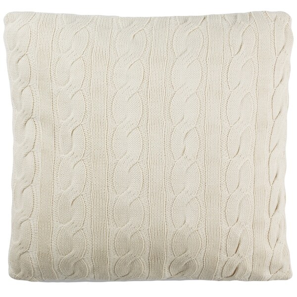 Sweater knit discount throw pillow