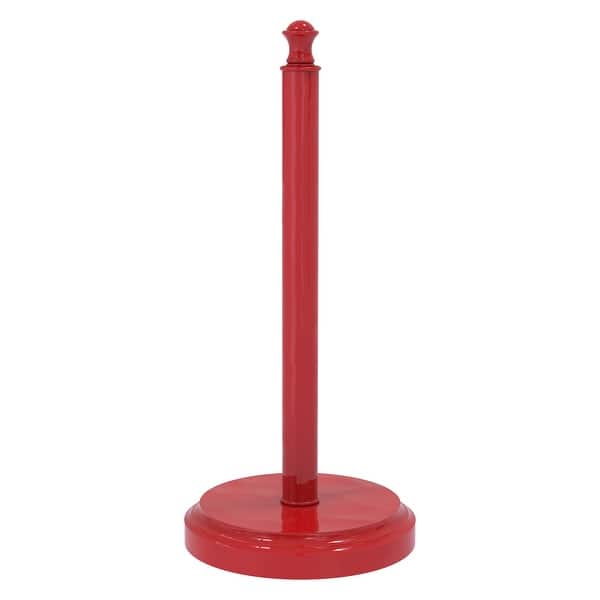 slide 1 of 1, Allied Brass Carolina Collection Counter Top Paper Towel Stand Fire Engine Red