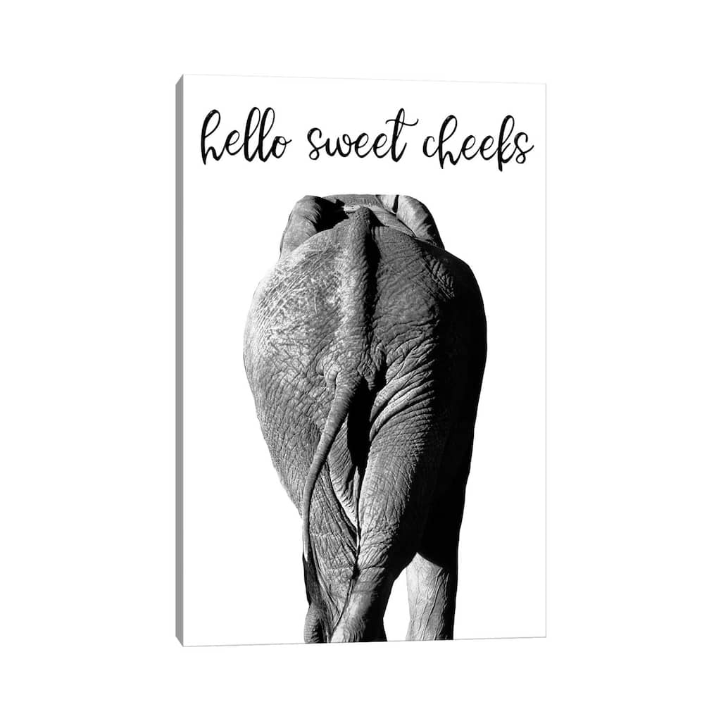 iCanvas "Elephant Bum" by Danita Delimont Canvas Print