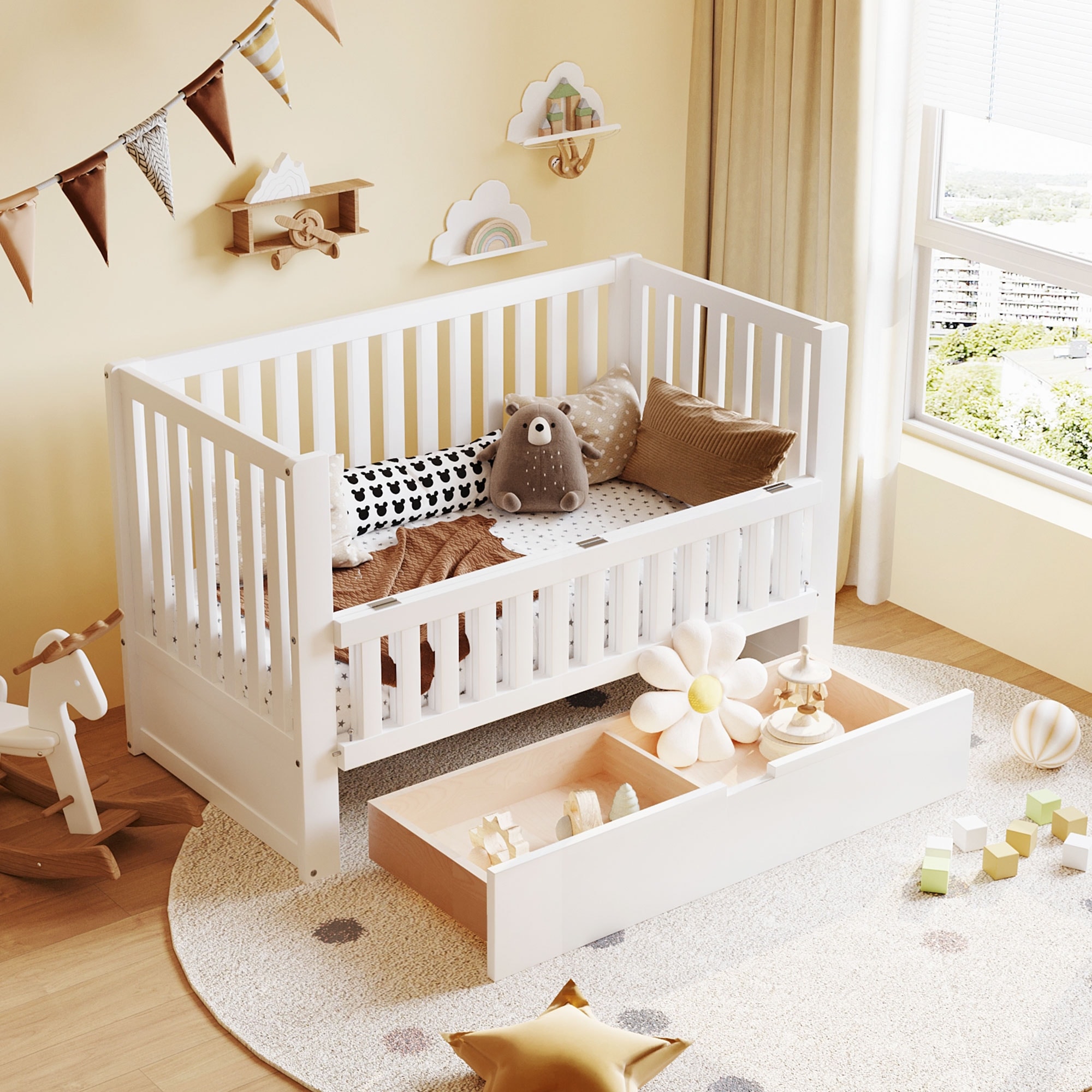 2 in on sale 1 baby crib