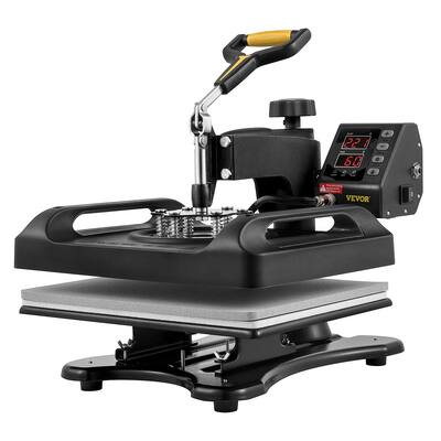 VEVOR Heat Press Machine 12 x 15 In 5 in 1 Sublimation Machine Heat Press Set - 15.7x18.5x14.2in