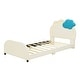 preview thumbnail 48 of 48, Cute Upholstered Bed Frame Cloud-Shaped