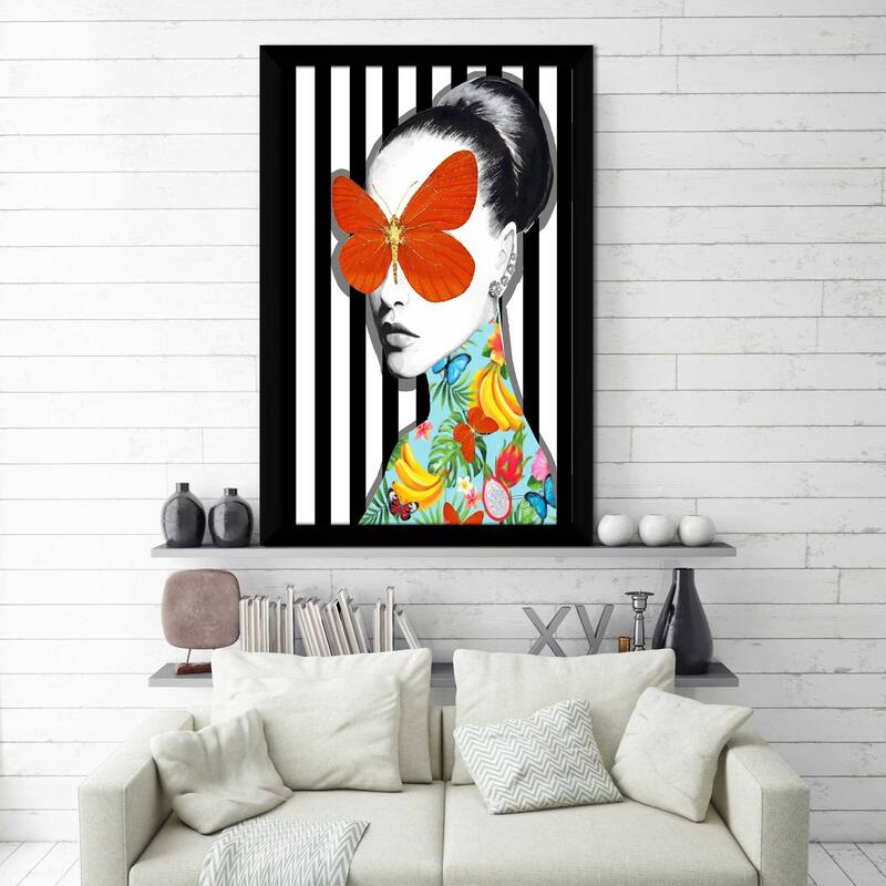 "Tropical Stripes" by Jodi Print on Acrylic