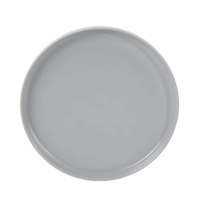 Gibson Home Dempsey Road 12-Piece Durable Modern Embossed Stoneware Dinnerware Set - Service for 4