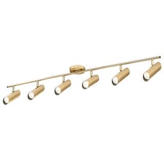 50"Ajustable 6-Light LED Track Light 350 Degree Rotatable