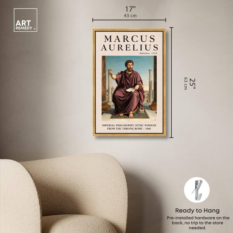 Emperor in Thought Canvas by Art Remedy