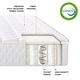 preview thumbnail 7 of 5, Pocketed Coil Spring Mattress 8 inch By Crown Comfort