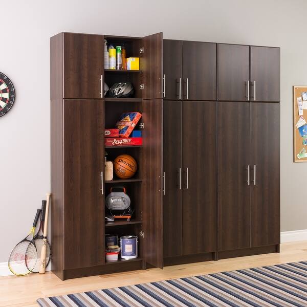 Prepac Winslow Elite 32 Inch Brown Storage Cabinet 32 Inch 32 Inch Overstock 6725004