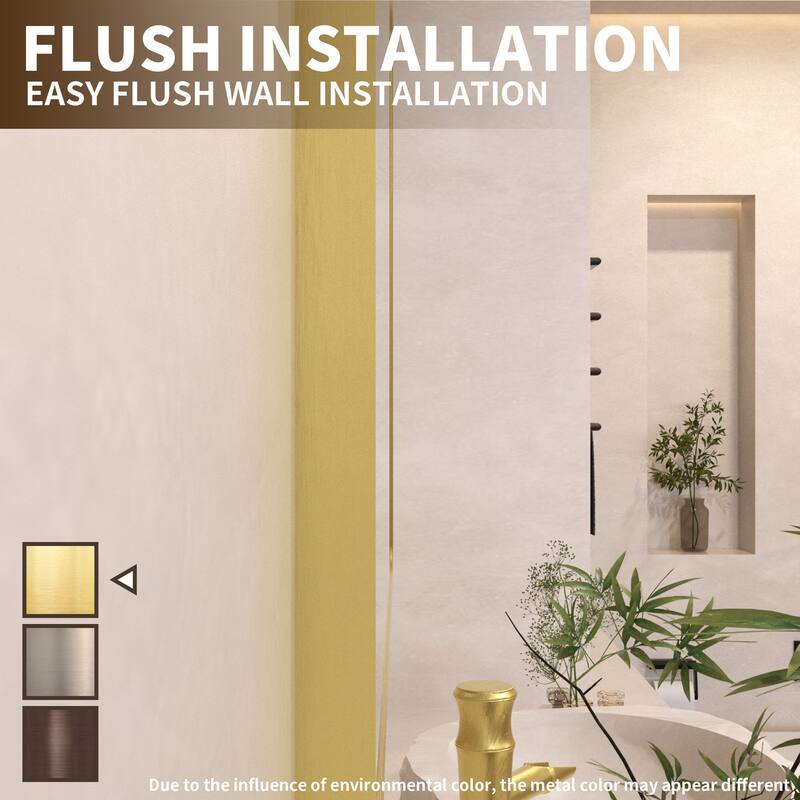 24/30/42/48/60 inch Rectangle Frameless Wall Mounted Bathroom Vanity Mirror