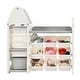 preview thumbnail 26 of 26, Kids Toy Storage Organizer with Bookcase, Multi-functional Nursery Organizer