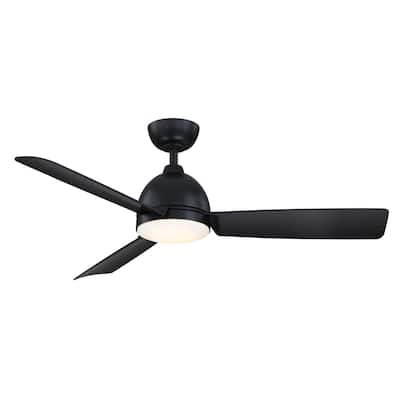 Starboard L 52 inch Indoor/Outdoor Marine Grade Ceiling fan with LED CCT Select Light Kit