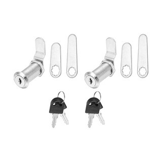 2 Pack Keyed Alike Cabinet Locks with Key for RV Drawer, Silver - Bed ...
