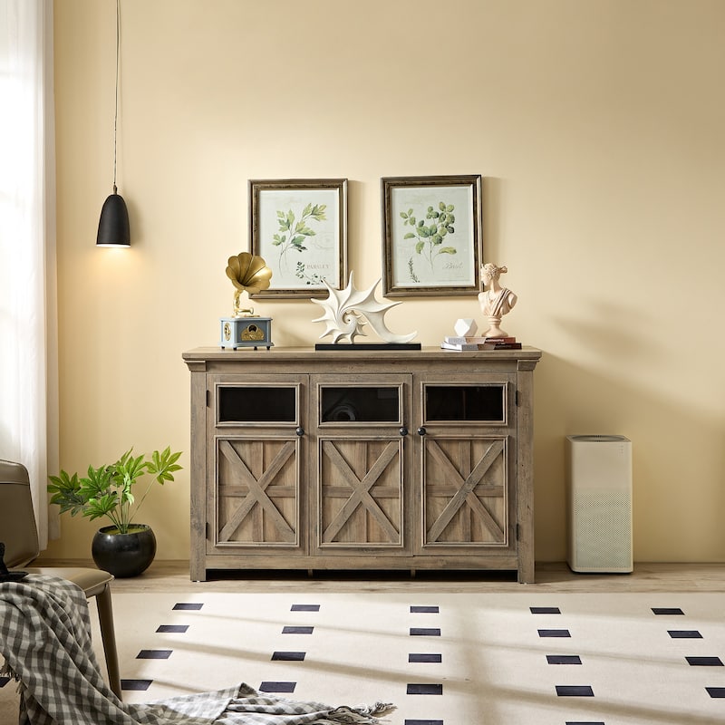 Farmhouse Sideboard Buffet Cabinet with Storage