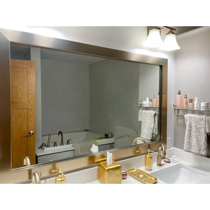Pendleton Champagne Gold Framed Wall Mirror