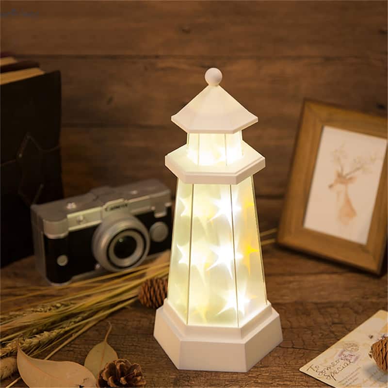 Acrylic LED Christmas Tree Night Light Holiday Decoration