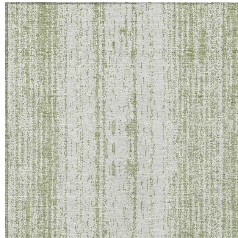 HomeRoots Striped Transitional Rectangle Outdoor Rug