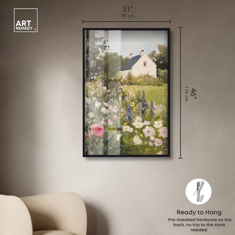 Floral Farmhouse II Shadowbox by Art Remedy
