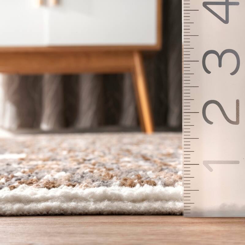 Nuloom Transitional Vintage Lavish Mayen Medallion Area Rug
