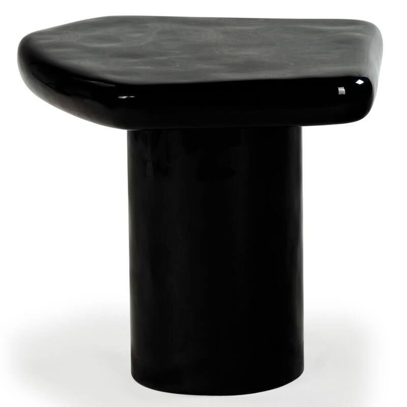 SAFAVIEH Couture Rhianna Concrete Accent Table - 24"W x 22"D x 18"H