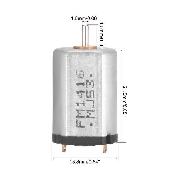 Shop Dc Motor 1 5 4 5v 4500 rpm 0 05a Electric Motor Round Shaft For Diy 2pcs 4500 rpm 2pcs On Sale Overstock