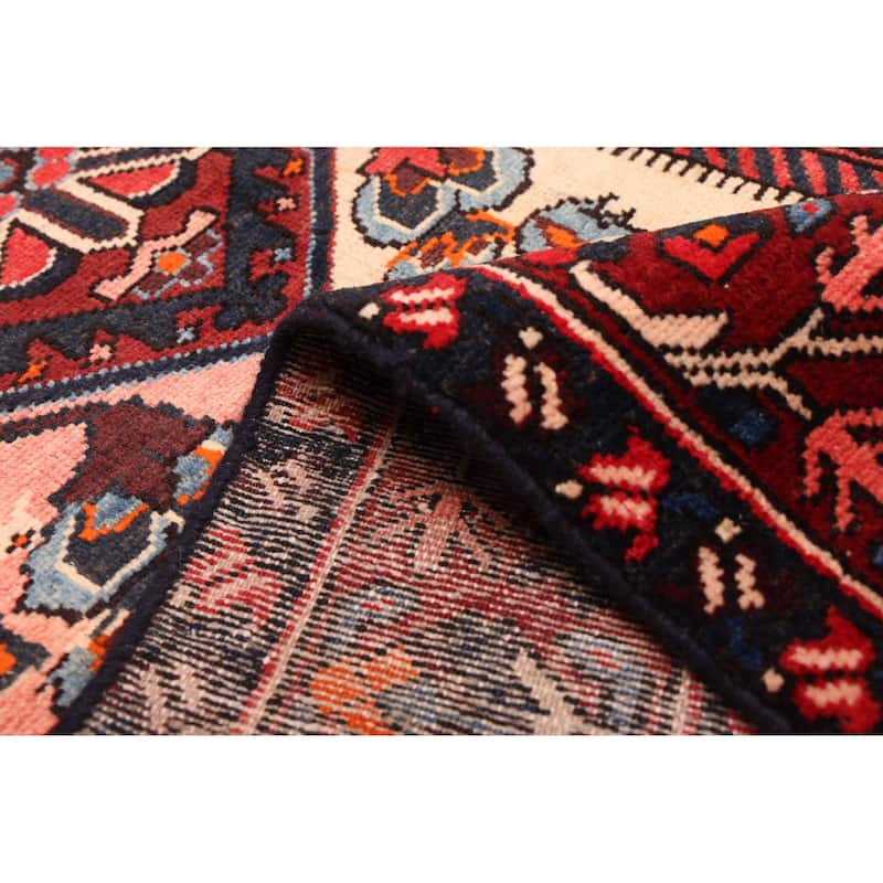 ECARPETGALLERY Hand-knotted Kayseri Vintage Dark Red Wool Rug - 5'2 x 7'7