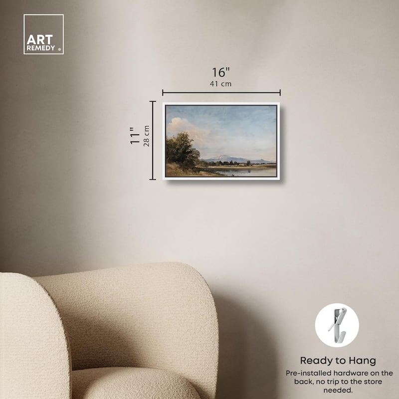 Hilltop Tower View III Canvas by Art Remedy