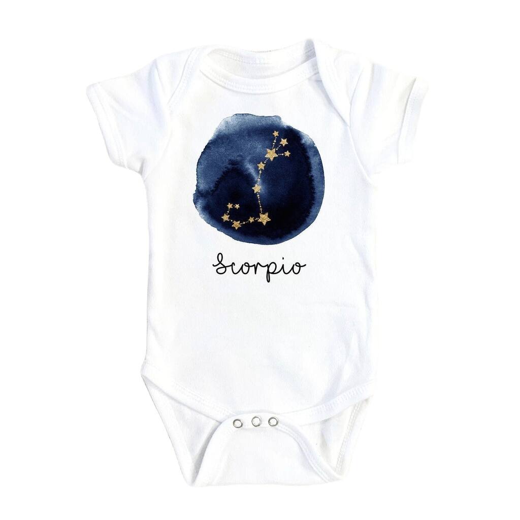 Scorpio Zodiac - Baby Boy Girl Clothes Infant Bodysuit Funny Cute Newborn