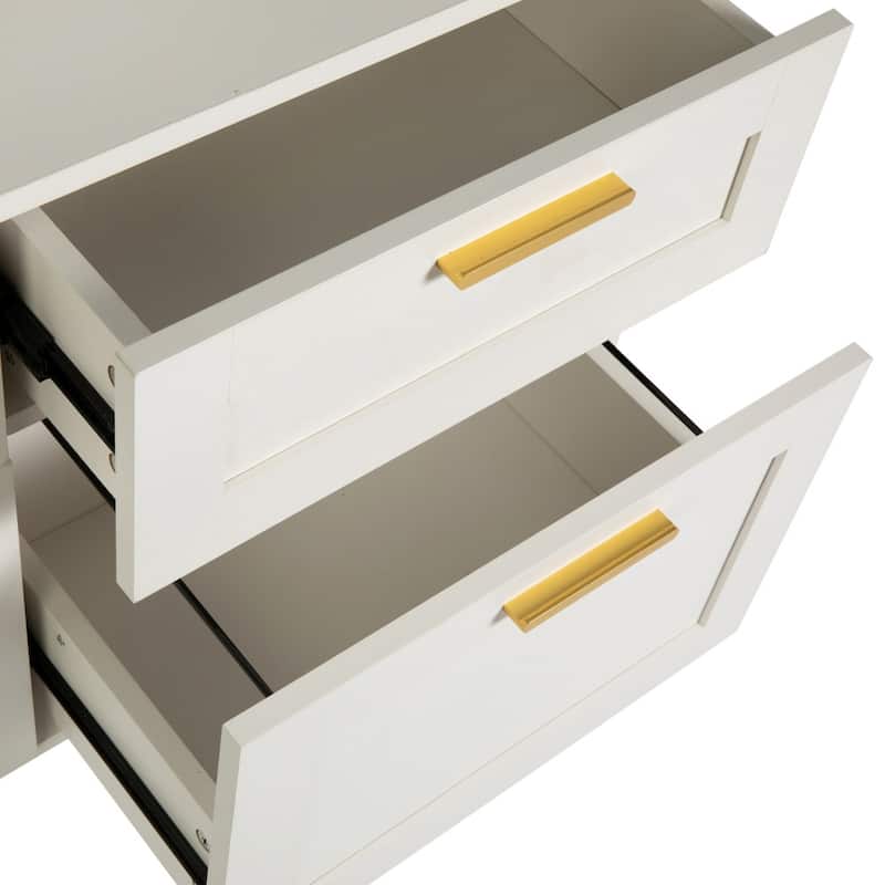 Martha Stewart Shaker Style Home Office Lateral File Cabinet
