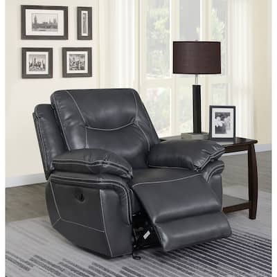 Steve Silver Irrigone Faux Leather Recliner