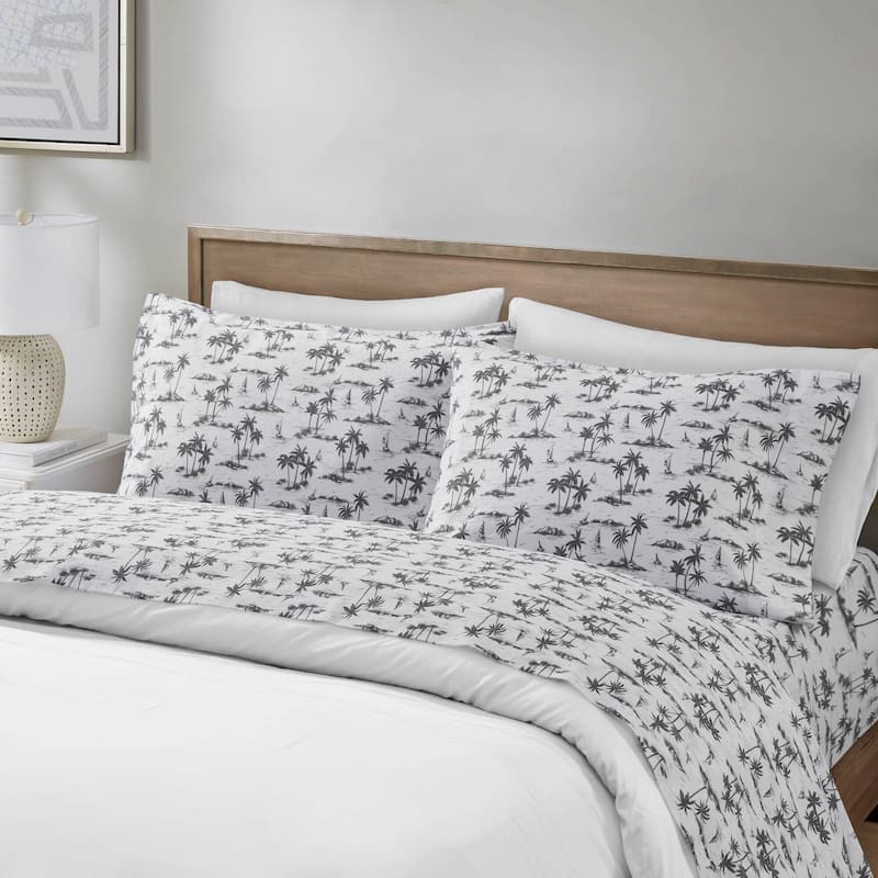 Madison Park Essentials 200 Thread Count Printed Cotton Sheet Set
