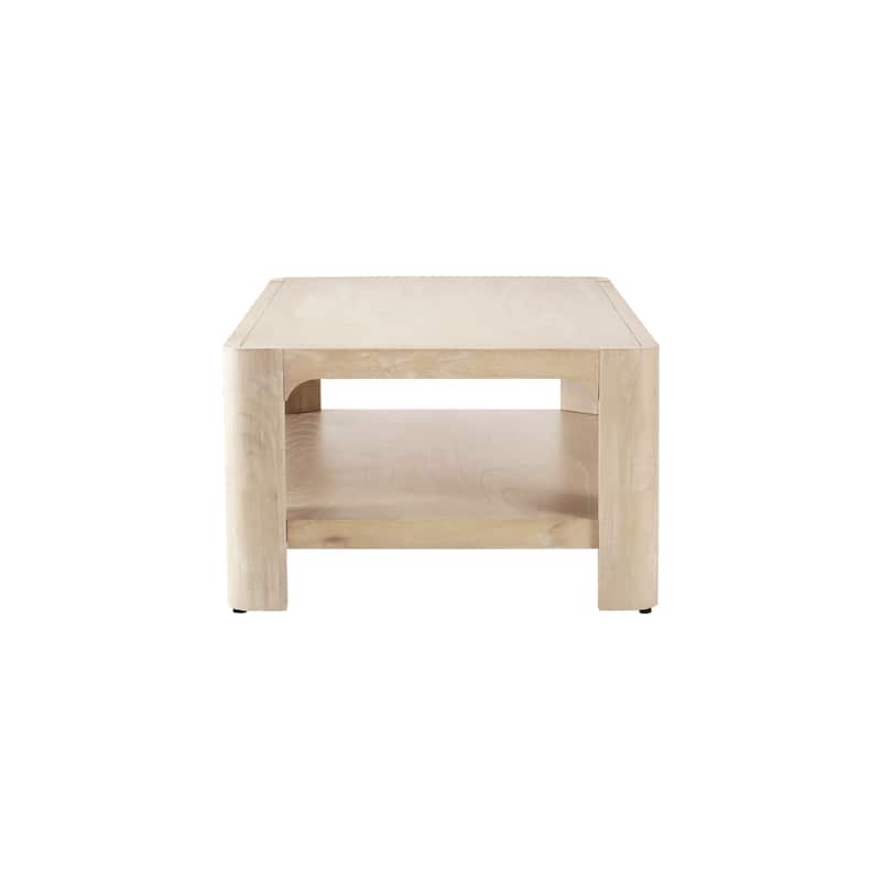 NPD Furniture Trevin Coffee Table with Open Shelf