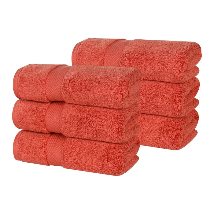 Zero Twist Cotton Soft Absorbent Hand Towel - Premium Quality-image