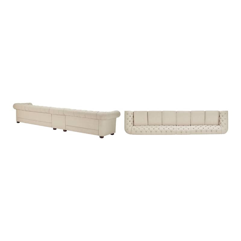Gdansk 4-Seat Modular Chesterfield Sofa