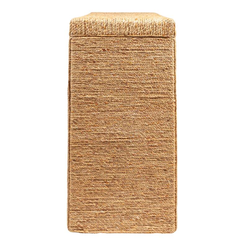 Acacia Wood and Water Hyacinth Console Table