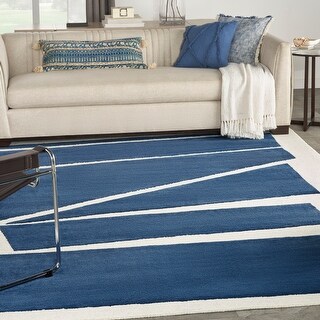 Nourison Modern Edge Abstract Geometric Mid Century Area Rug