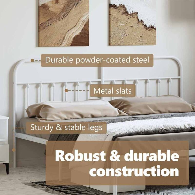 vidaXL Classic Metal Headboard