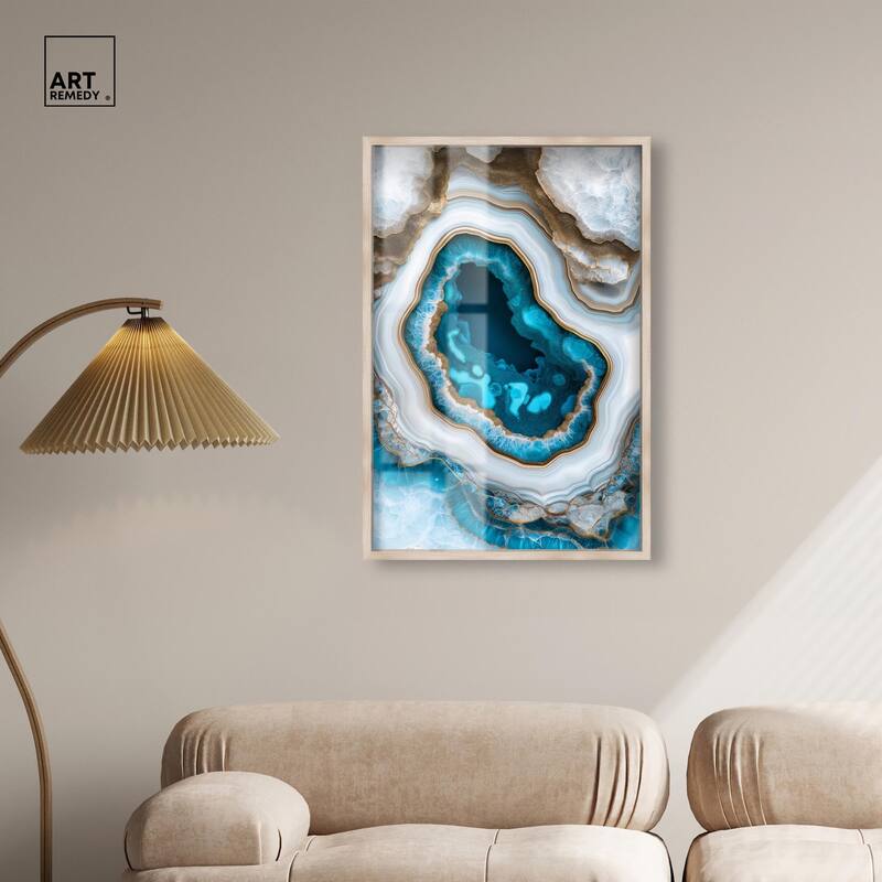 Gilded Geode Eye III Shadowbox by Art Remedy