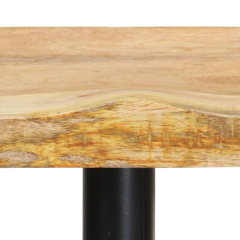 vidaXL Bar Stools 2 pcs 26" Solid Mango Wood