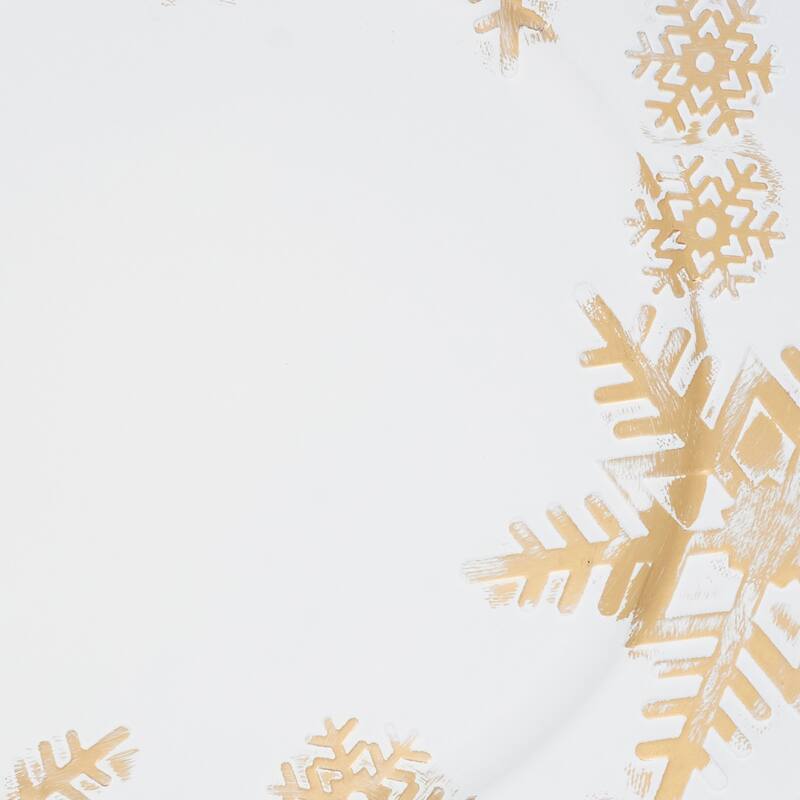 Charger Plates With Snowflake Design (Set of 4)