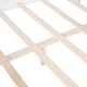 preview thumbnail 12 of 33, Full Size Wood House Bed with Fence, Playhouse Design for Kids, Sturdy Pine Construction, Customizable Decor