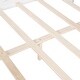 preview thumbnail 12 of 12, White+Gray Full Pine House Platform Bed with Roof and Fence