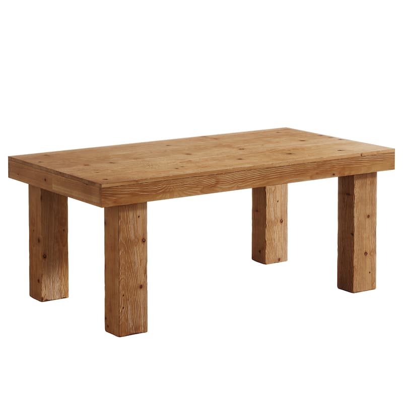 Solid Wood Executive Desk, 63 Inches Large Computer Office Desk Workstation