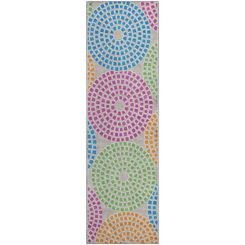 Premium Washable Super Soft Mosaic Colosseum Mayfield Rug