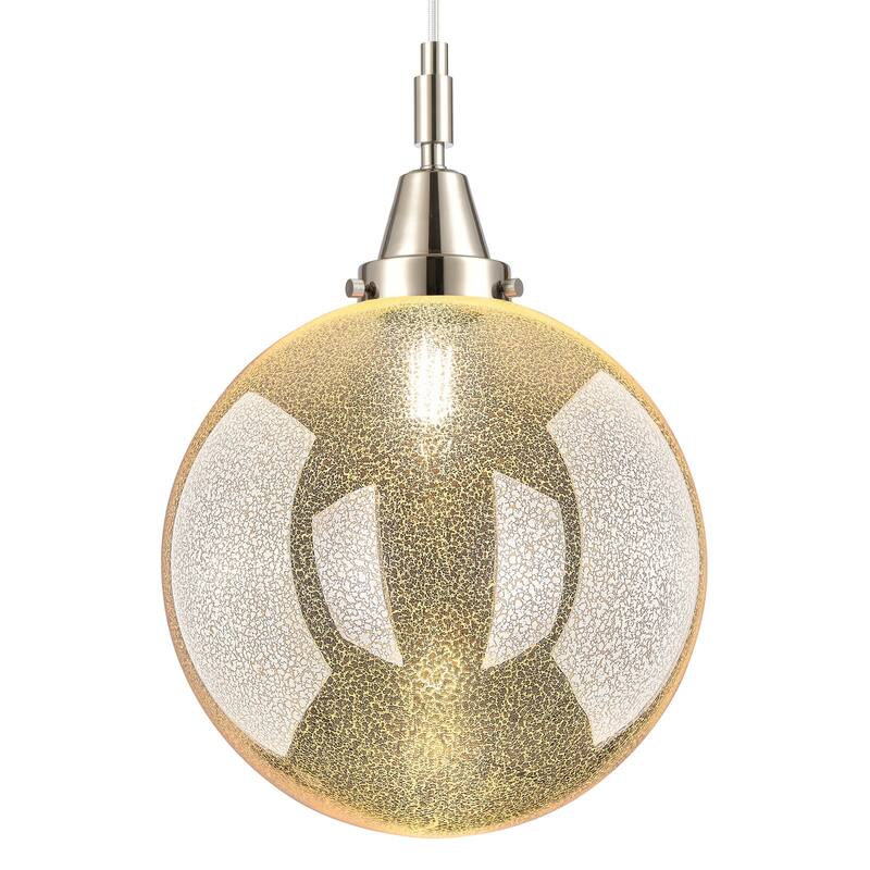 Innovations Lighting 447-1P-G208-12 Beacon 12" Wide Pendant with - Polished Nickel