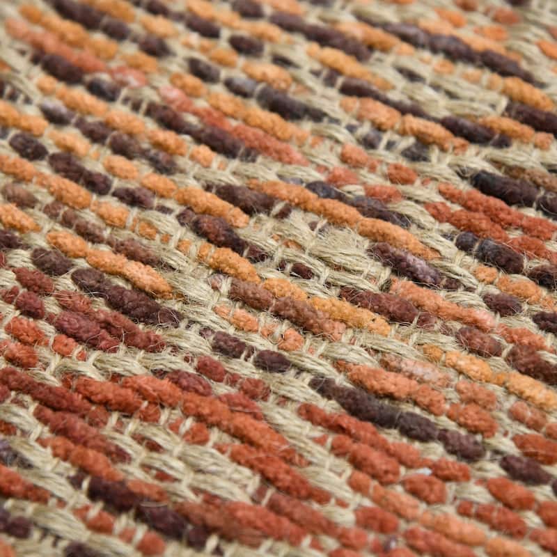 Sasha Sinae All-Natural Jute & Rayon Flatweave Area Rug