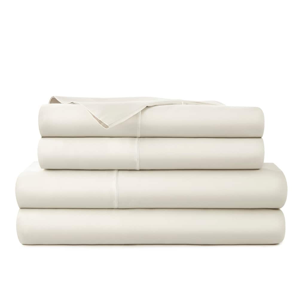 Organic Cotton Sateen Bed Sheets - 300 Thread Count