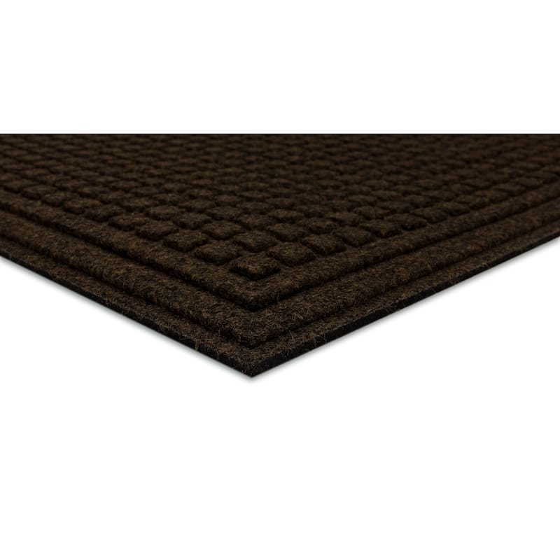 Mohawk Home Waffle Grid Impression Indoor/Outdoor Recycled Rubber All Weather Utility Doormat