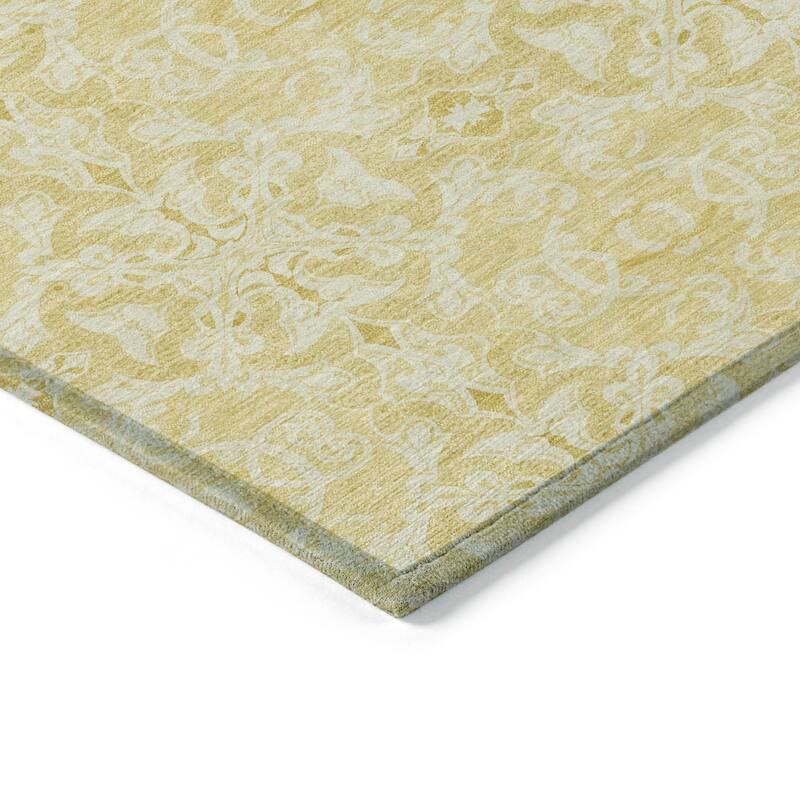 Machine Washable Indoor/ Outdoor Chantille Traditional Medallions Rug