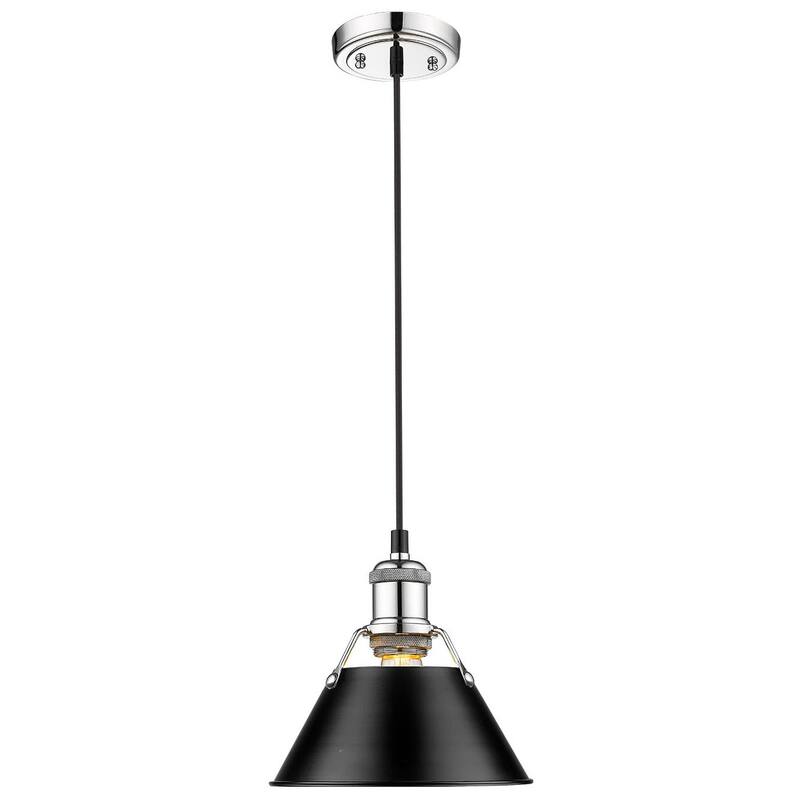 Golden Lighting 3306-S CH Orwell 8" Wide Mini Pendant