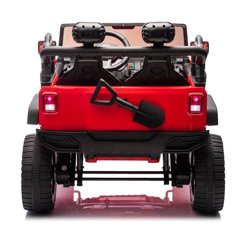 24V Ride-On Truck for Kids with Dual 200W Motors, Remote Control, Bluetooth & LED Lights